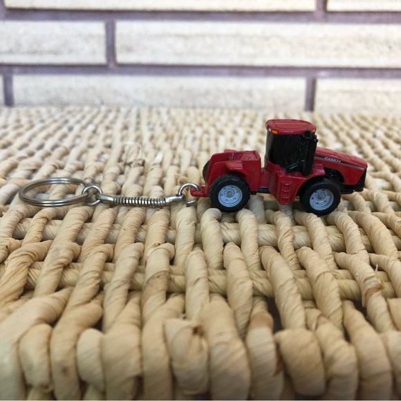 Red Case Tractor Key Chain - Metal Keychain - Farming - Harvesting - Farmer - Picture 2 of 8